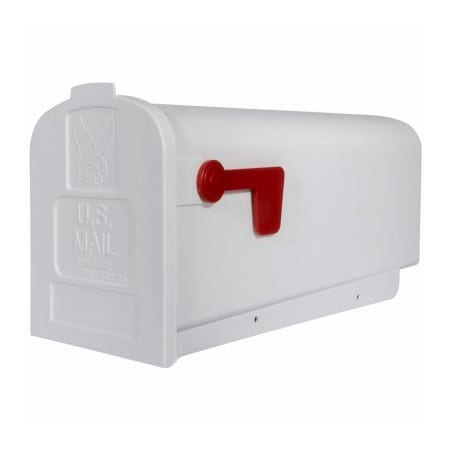 WHT Poly Rural Mailbox